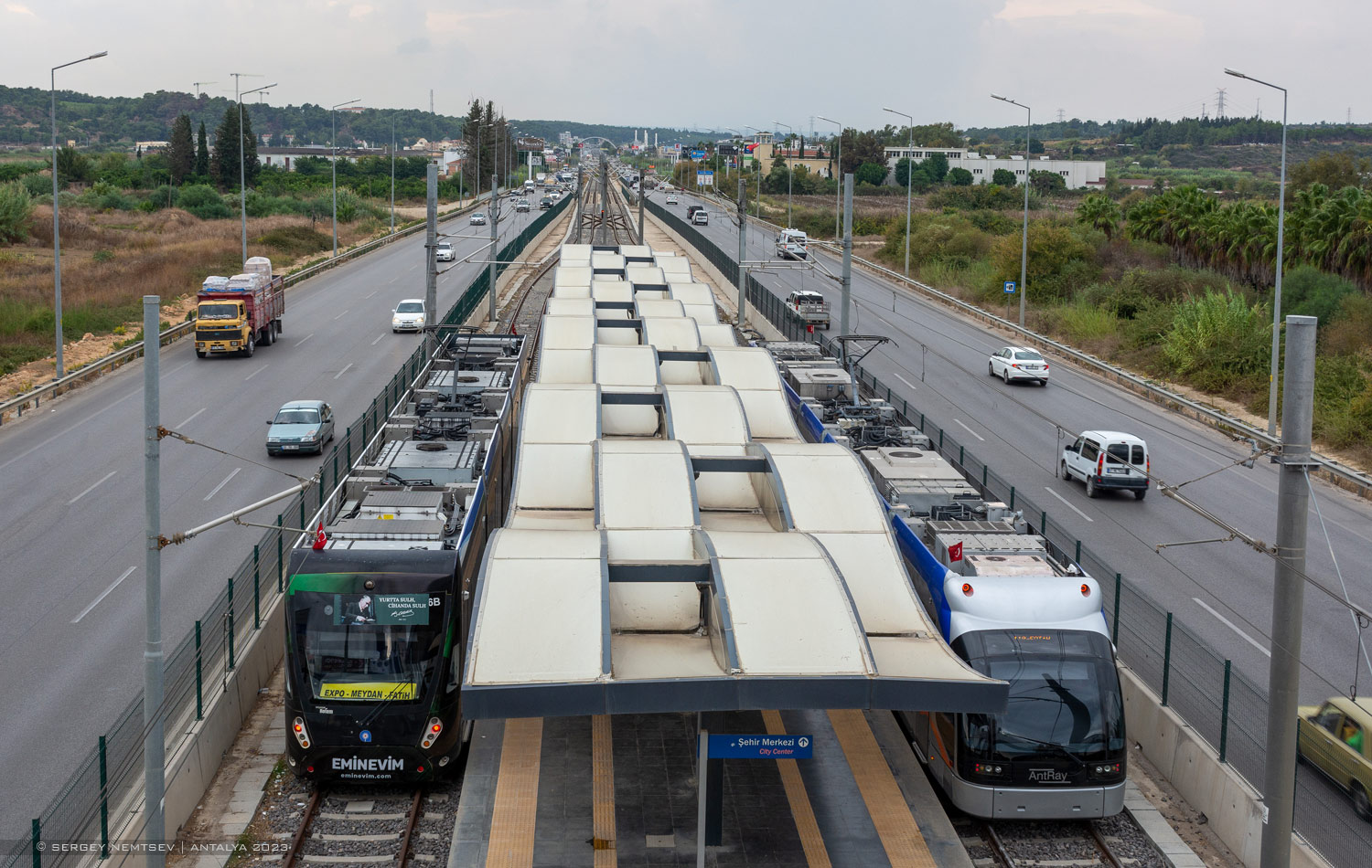 Анталья — Линии и инфраструктура — скоростной трамвай Анталья — Линии и инфраструктура — скоростной трамвай