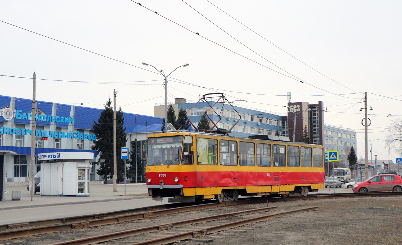 Барнаул, Tatra T6B5SU № 1006