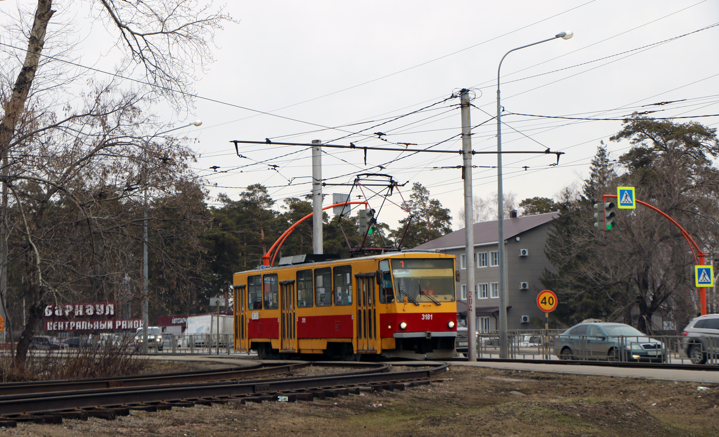 Барнаул, Tatra T6B5SU № 3181