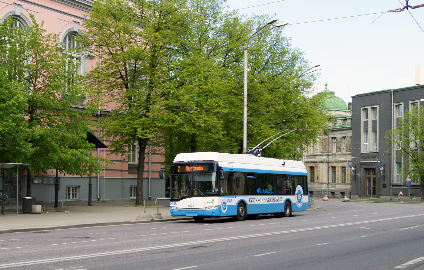 Таллин, Solaris Trollino III 12 AC № 345