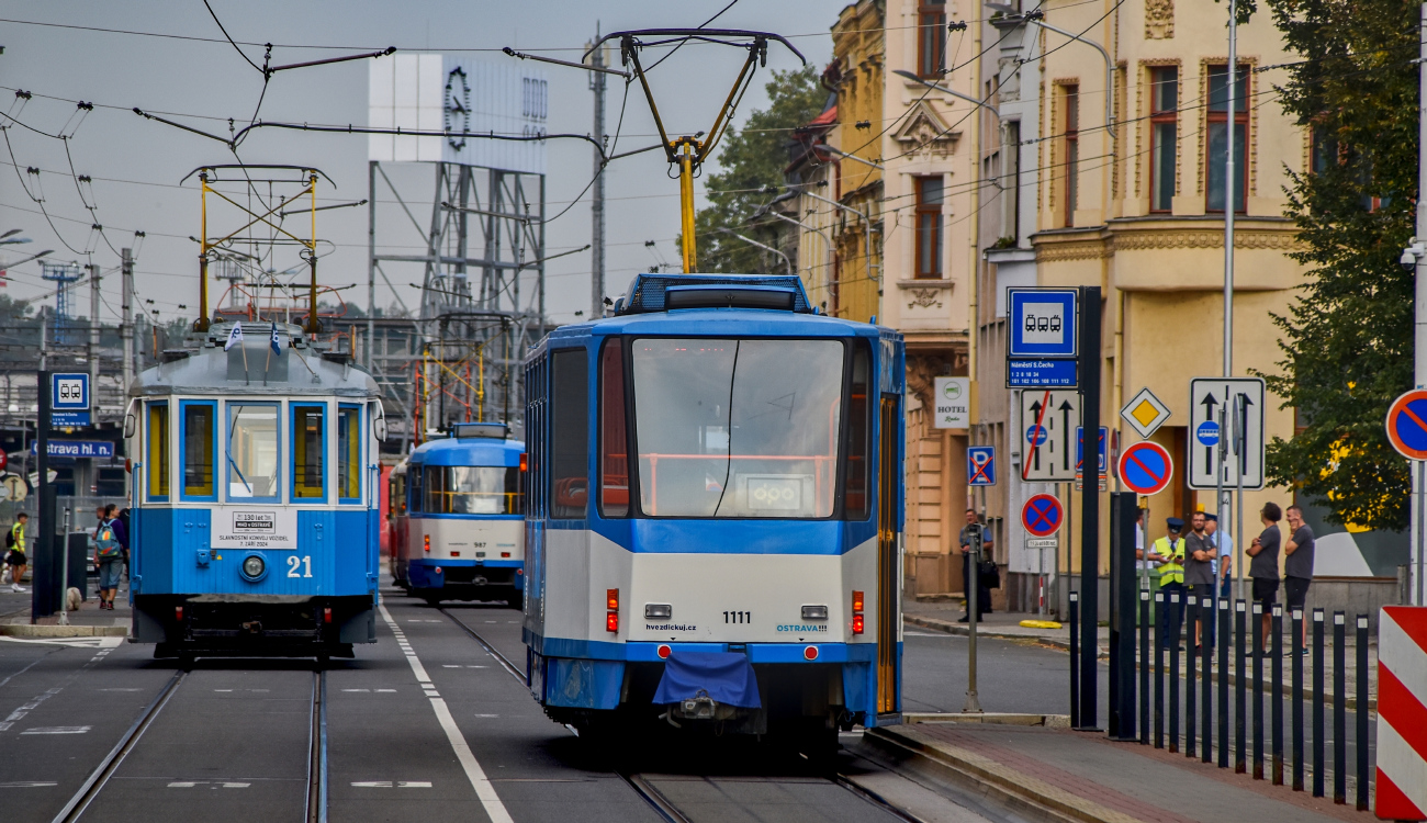 Острава, Tatra T6A5 № 1111; Острава — 7.9.2024 — Парад в честь 130-летия общественного транспорта в Остраве