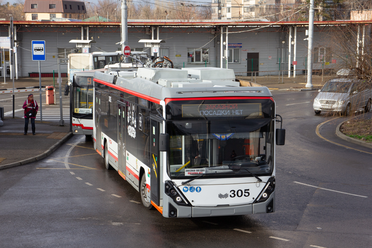Krasnodar, BKM 32100D «Olgerd» № 305; Krasnodar — Special trip in 'Olgerd' trolleybus 19.01.2025