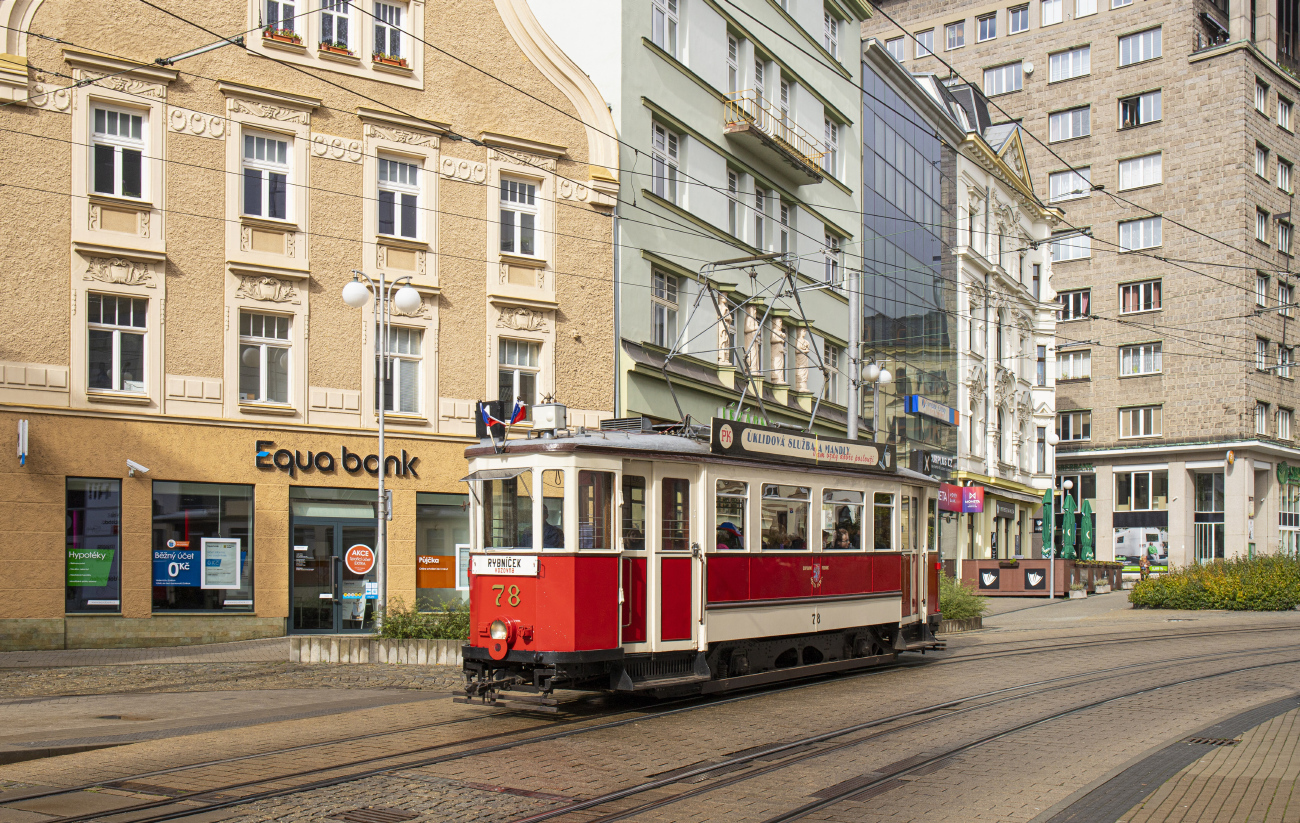 Liberec ― Jablonec nad Nisou, Ringhoffer 2-axle motor car # 78