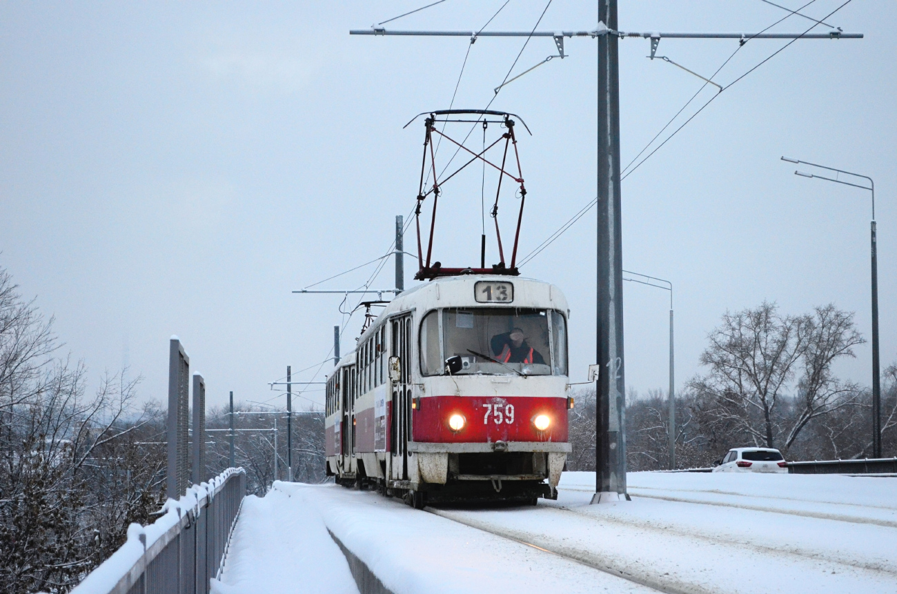 Самара, Tatra T3SU (двухдверная) № 759