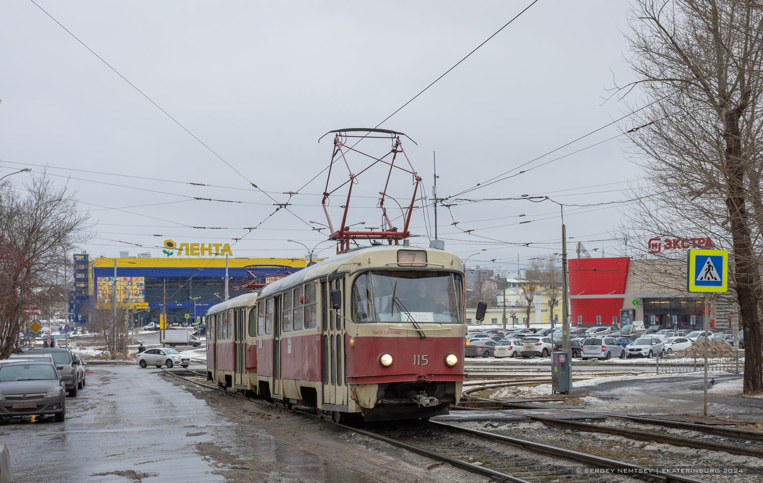 Екатеринбург, Tatra T3SU (двухдверная) № 115
