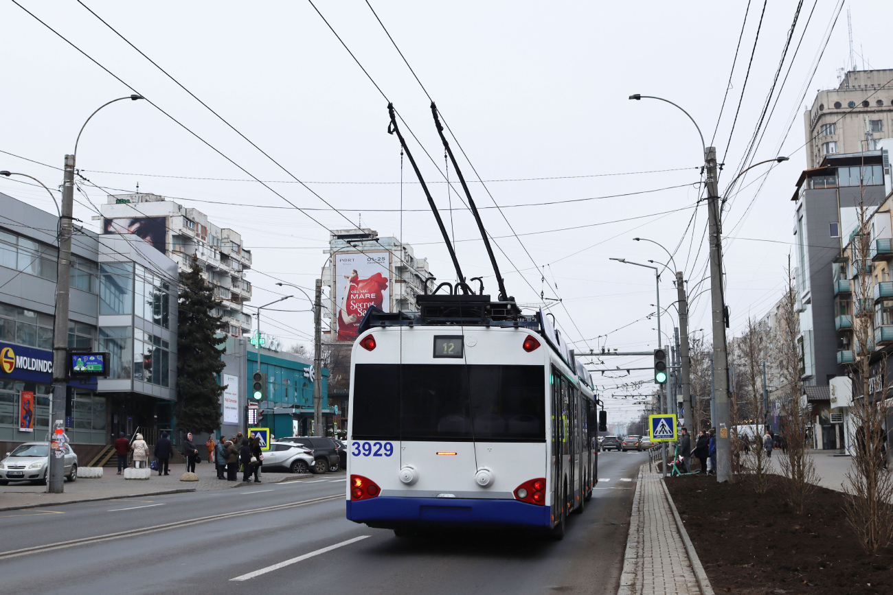 Кишинёв, Solaris Trollino II 18 Ganz № 3929