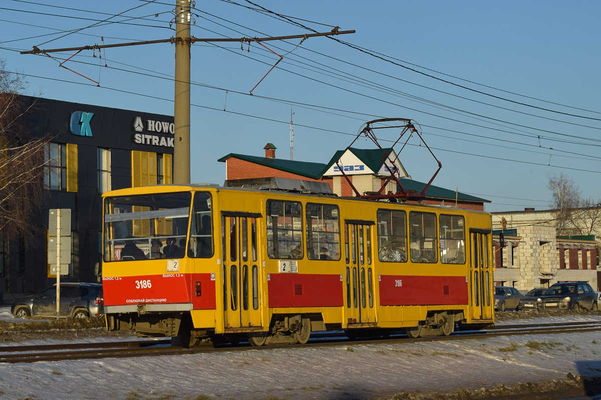 Барнаул, Tatra T6B5SU № 3186