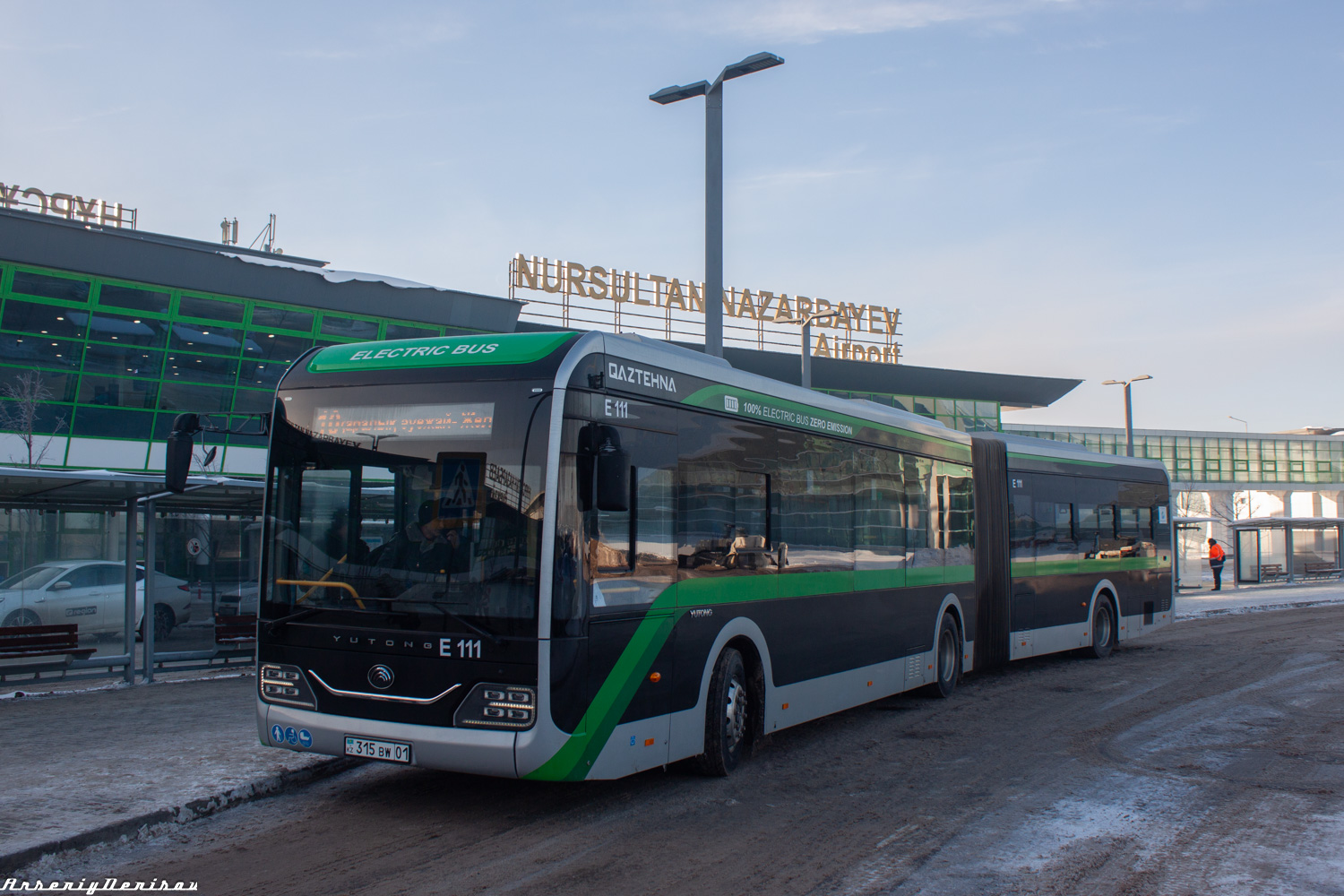 Астана, Yutong ZK6180BEVG (QazTehna) № E111