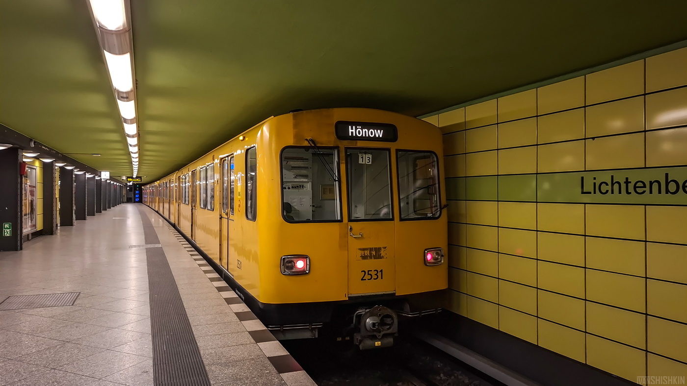 Берлин, BVG F74E № 2531