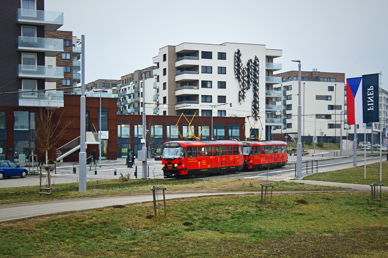 Прага, Tatra T3R.P № 8490