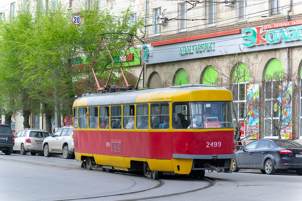 Волгоград, Tatra T3SU (двухдверная) № 2499
