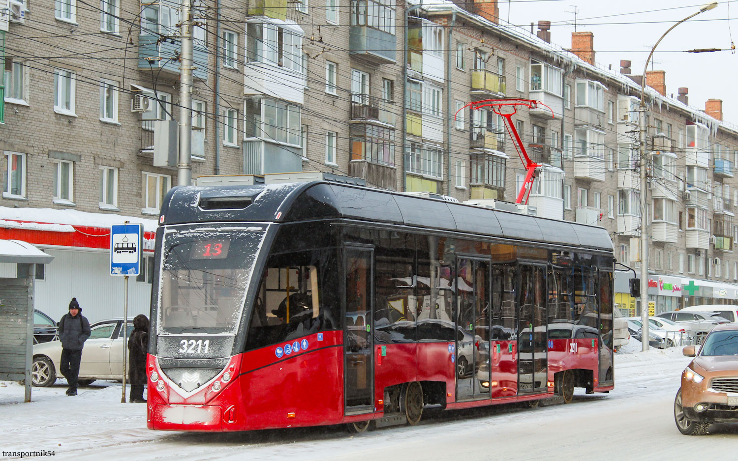 Новосибирск, БКМ Т701 № 3211