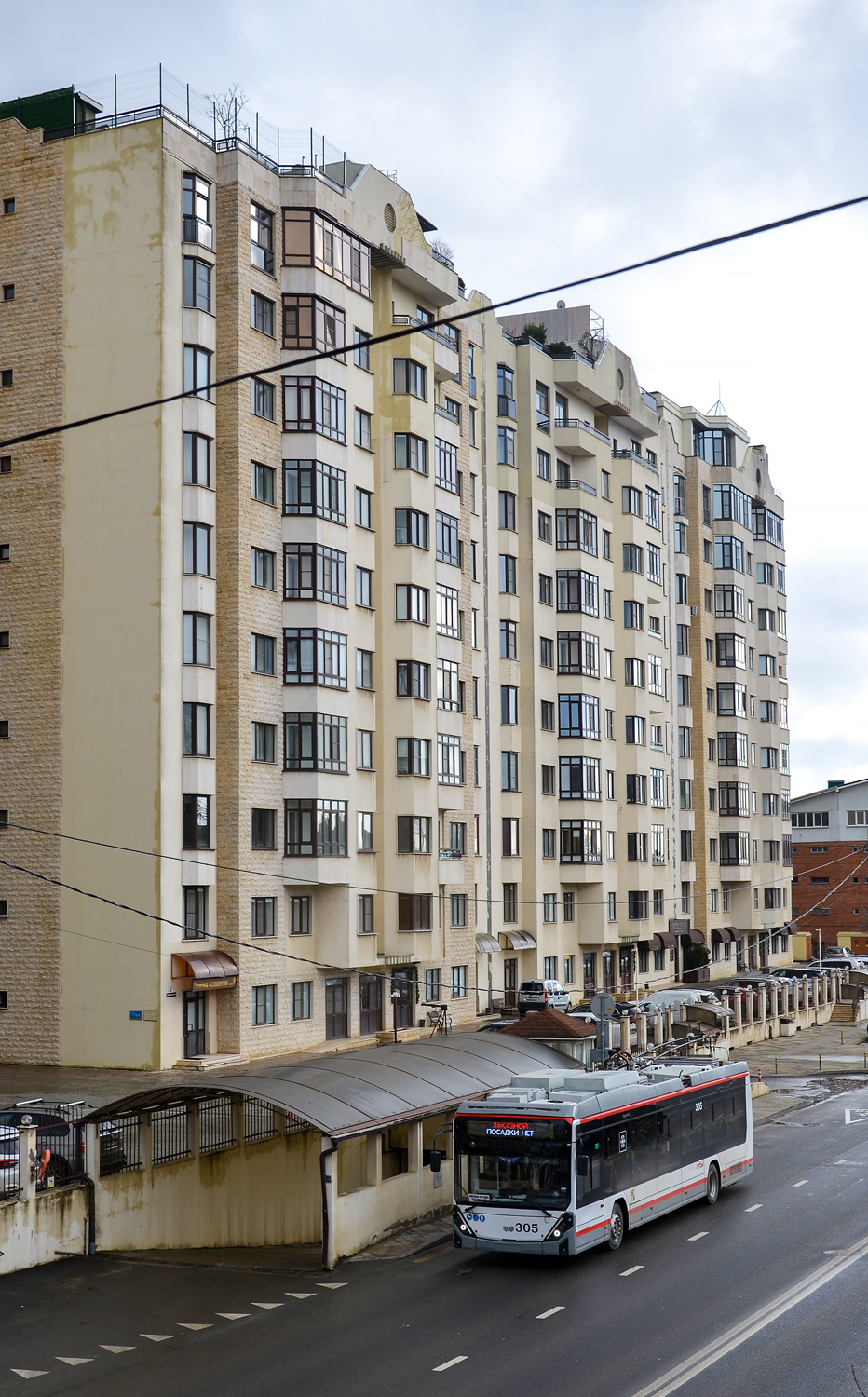 Krasnodar, BKM 32100D «Olgerd» № 305; Krasnodar — Special trip in 'Olgerd' trolleybus 19.01.2025