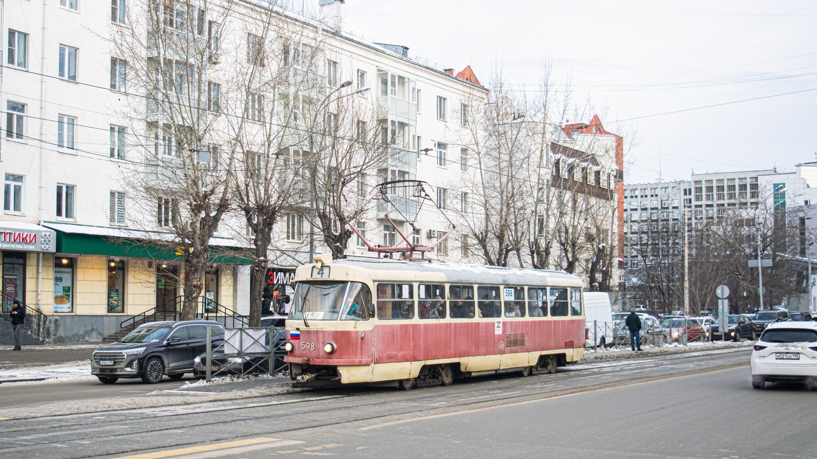 Екатеринбург, Tatra T3SU № 598