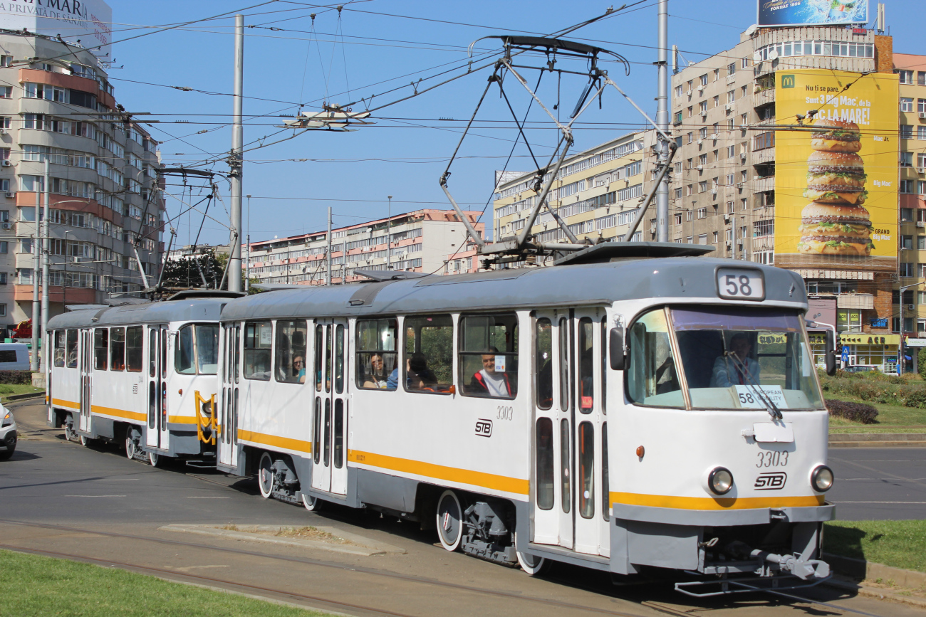 Бухарест - Илфов, Tatra T4R № 3303; Европейская неделя мобильности в Румынии