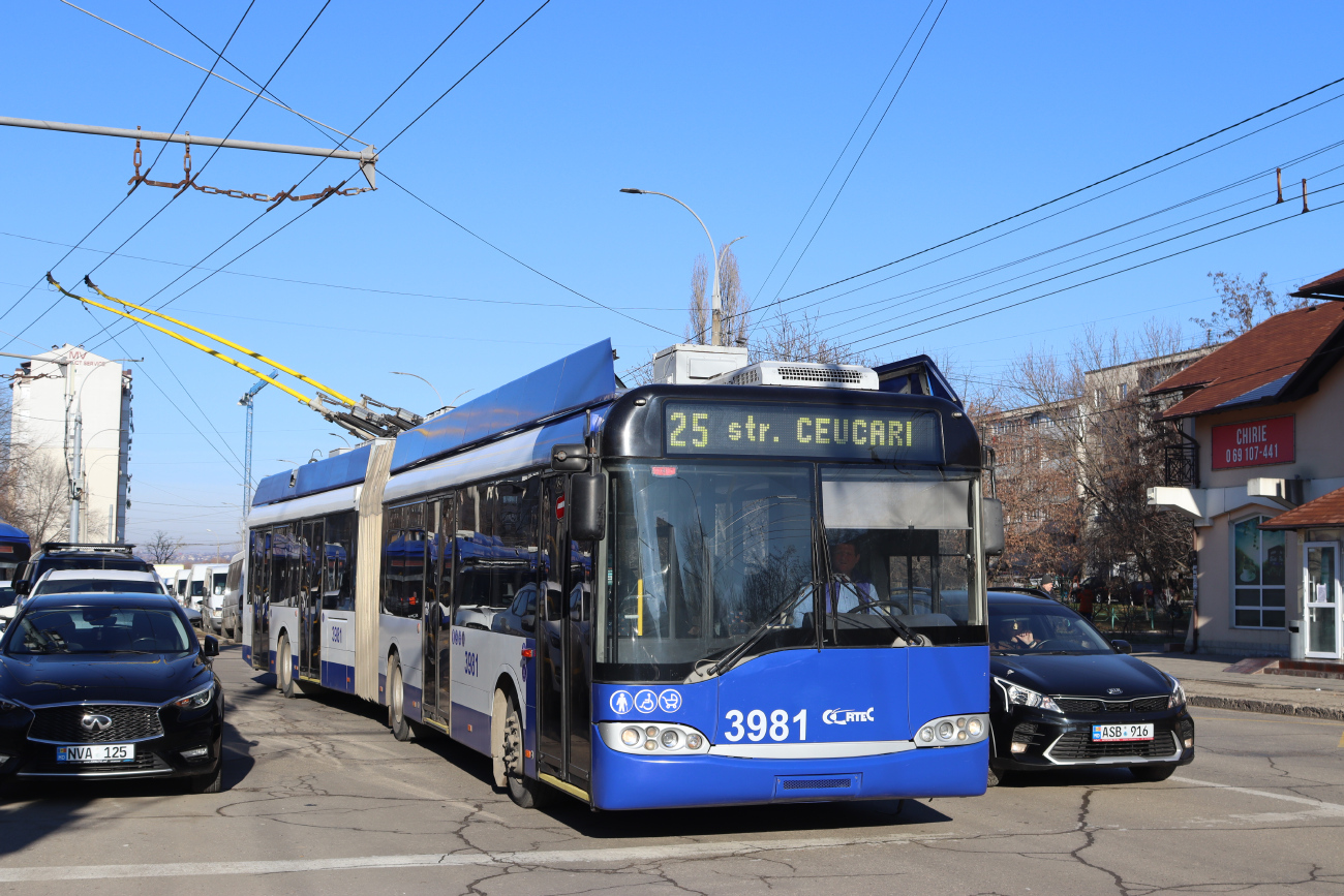 Chișinău, Solaris Trollino II 18 Ganz Br. 3981