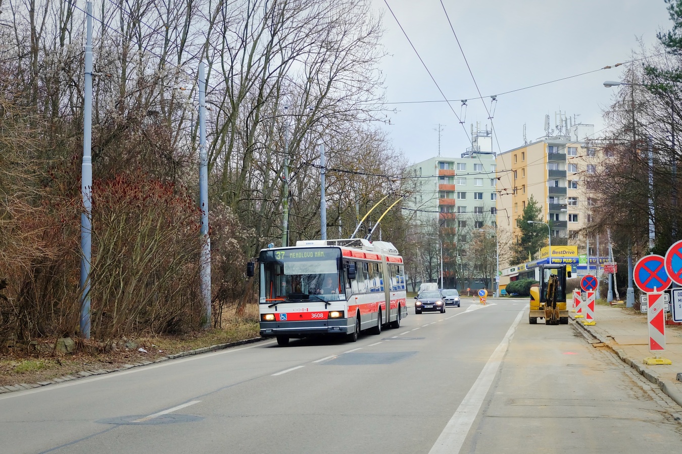 Брно, Škoda 22Tr № 3608