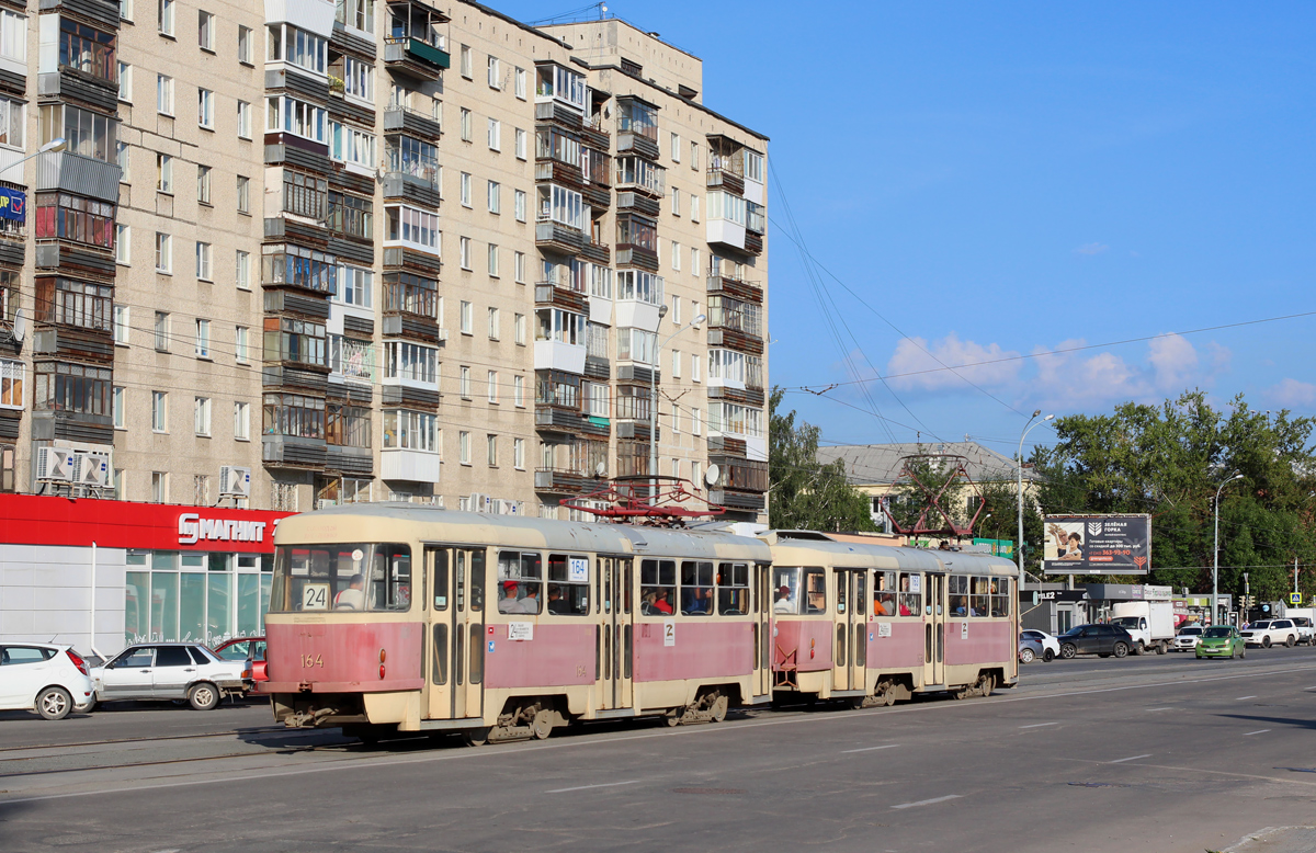Екатеринбург, Tatra T3SU № 164