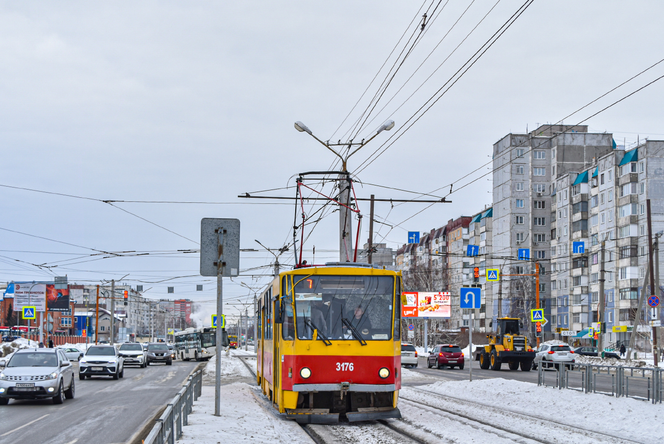 Барнаул, Tatra T6B5SU № 3176