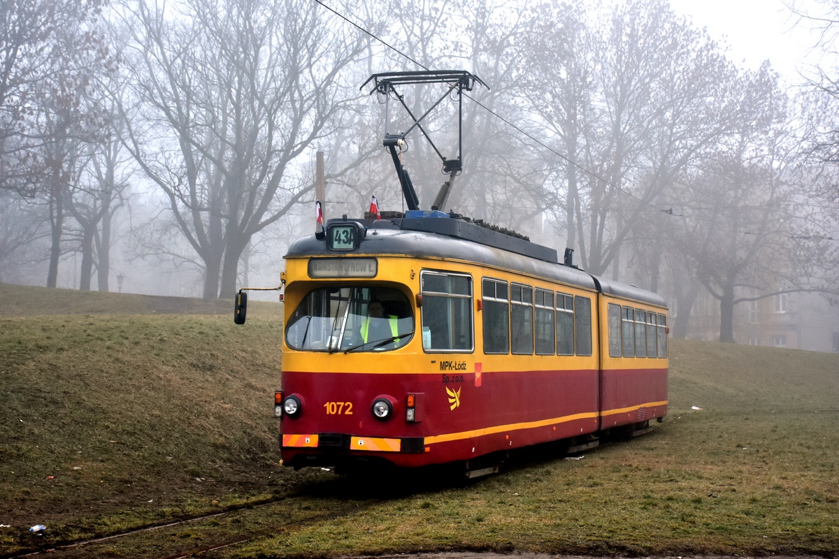 Лодзь, Duewag GT6 № 1072