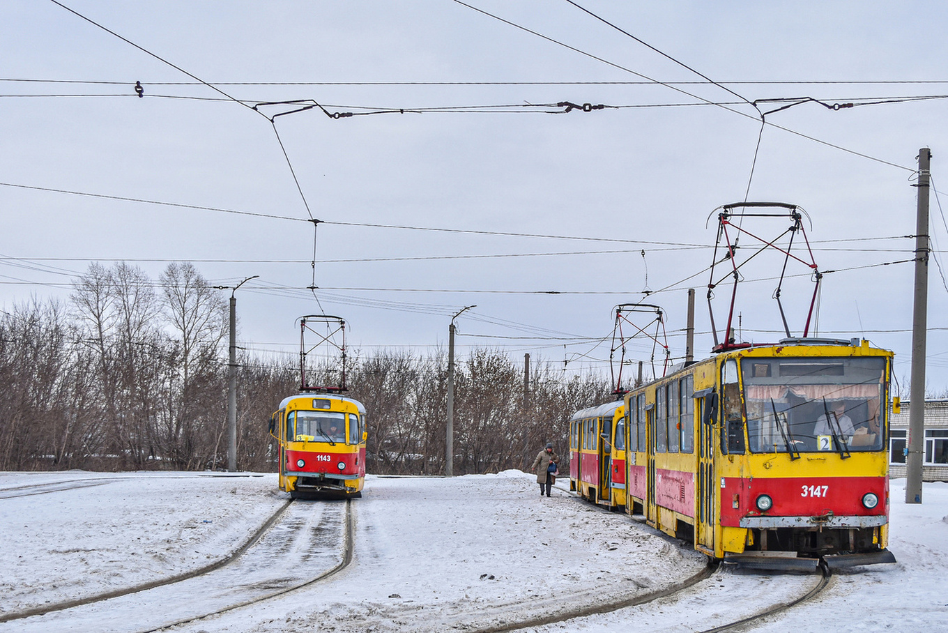 Барнаул, Tatra T6B5SU № 3147