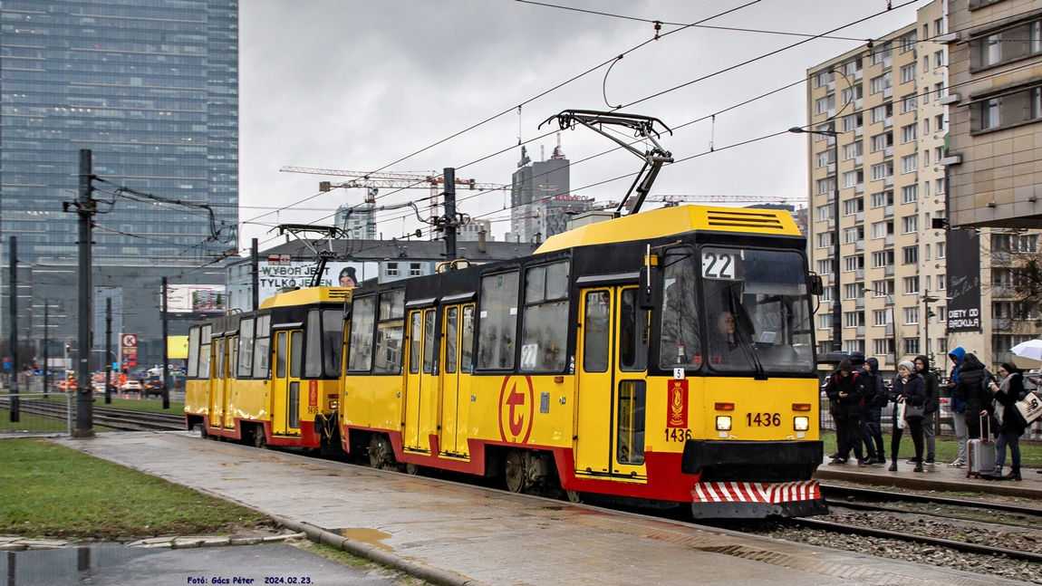 Варшава, Konstal 105Nf № 1436