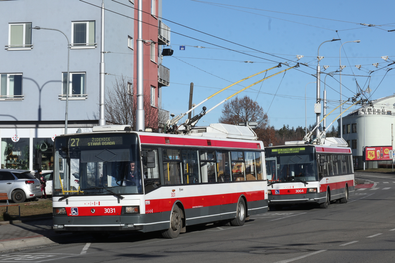 Брно, Škoda 21Tr № 3031