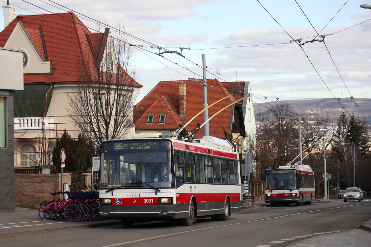 Брно, Škoda 21Tr № 3031