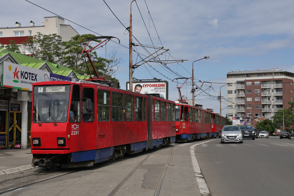 Белград, Tatra KT4YU № 2281