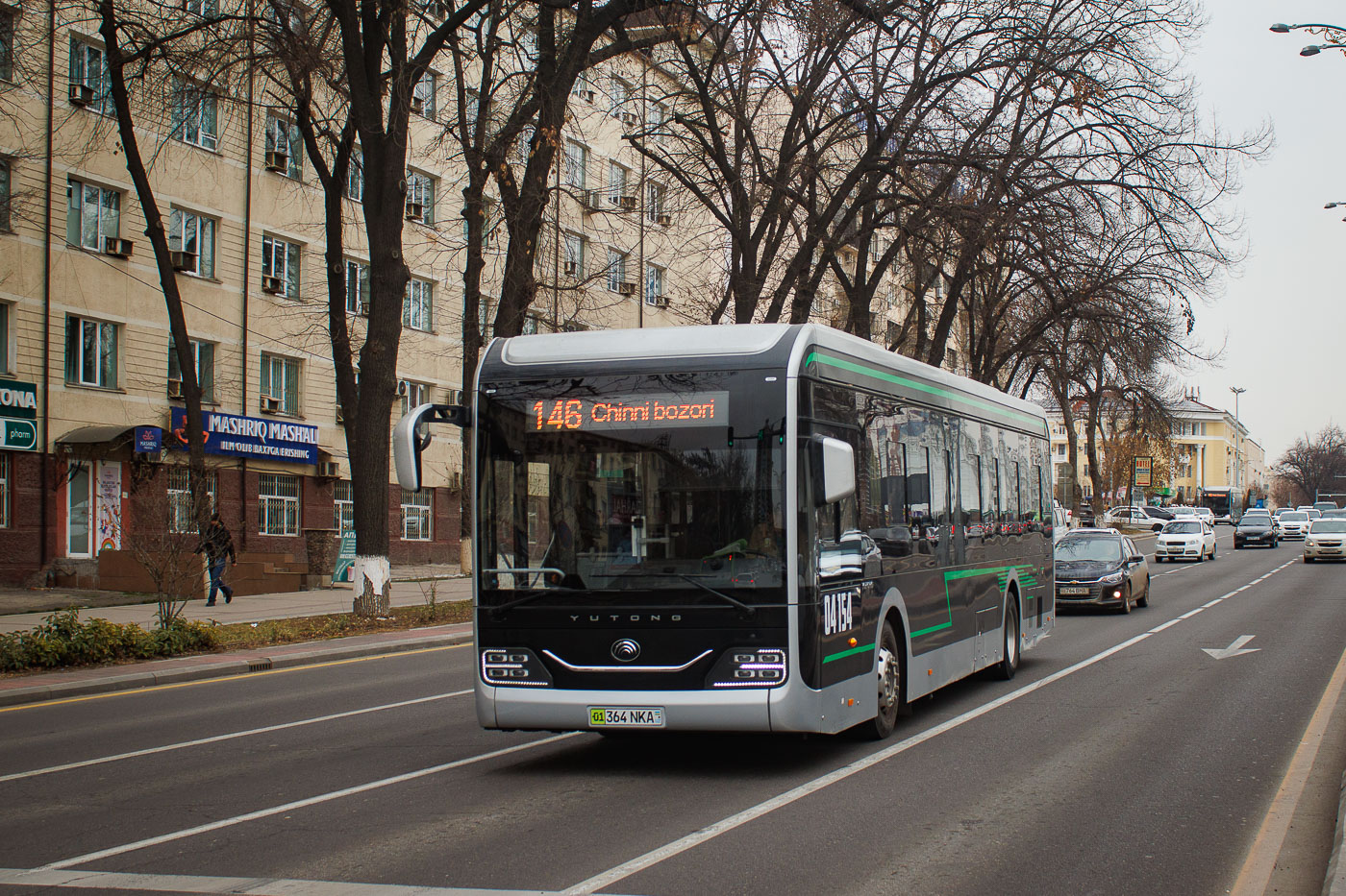 Ташкент, Yutong ZK6126BEVG № 04154