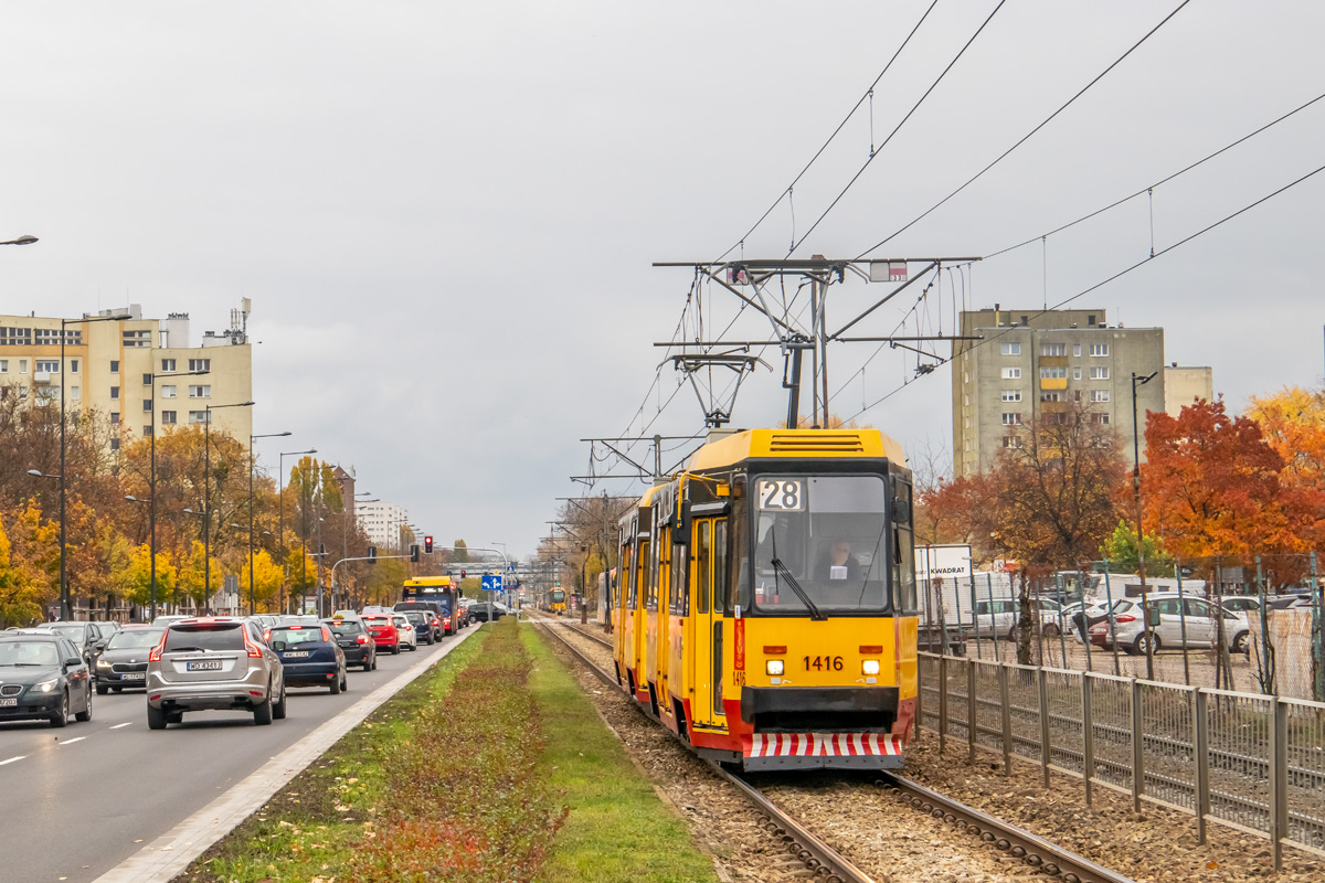 Варшава, Konstal 105Nf № 1416