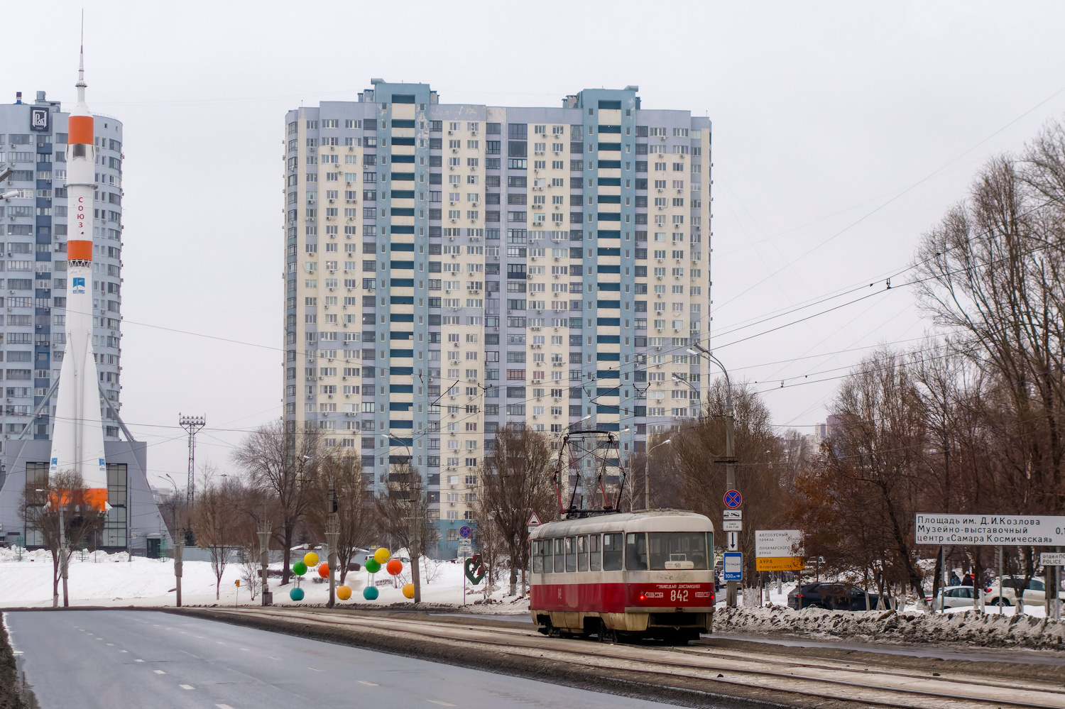 Самара, Tatra T3SU № 842