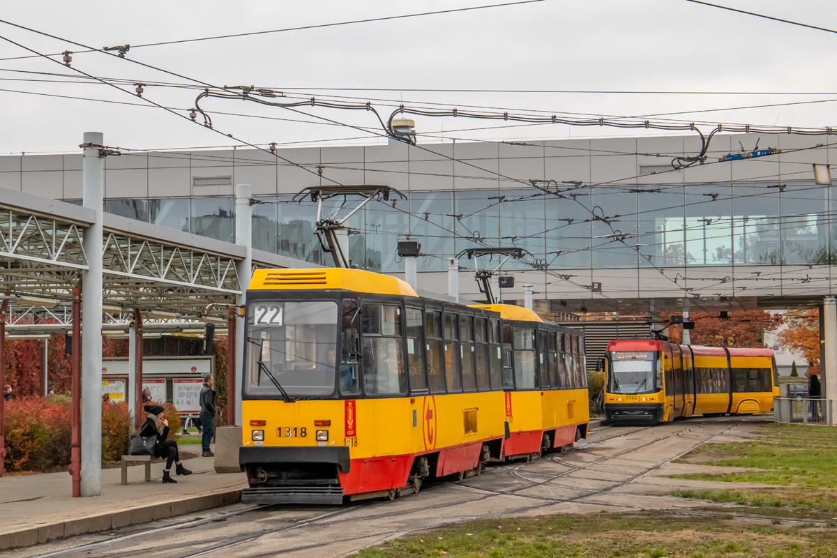 Варшава, Konstal 105Na № 1318