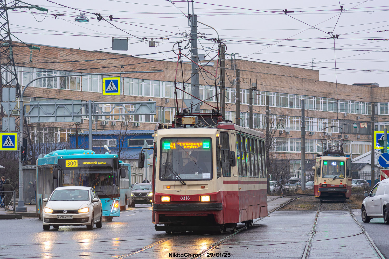 Санкт-Петербург, 71-134А (ЛМ-99АВ) № 8318 Санкт-Петербург, 71-134А (ЛМ-99АВ) № 8318
