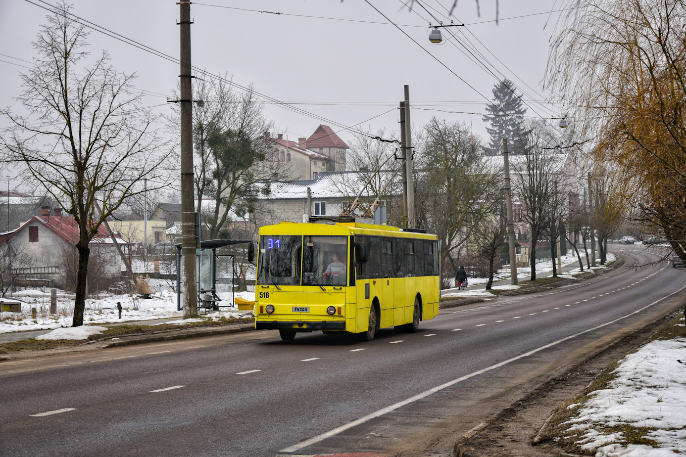 Львов, Škoda 14Tr02/6 № 518