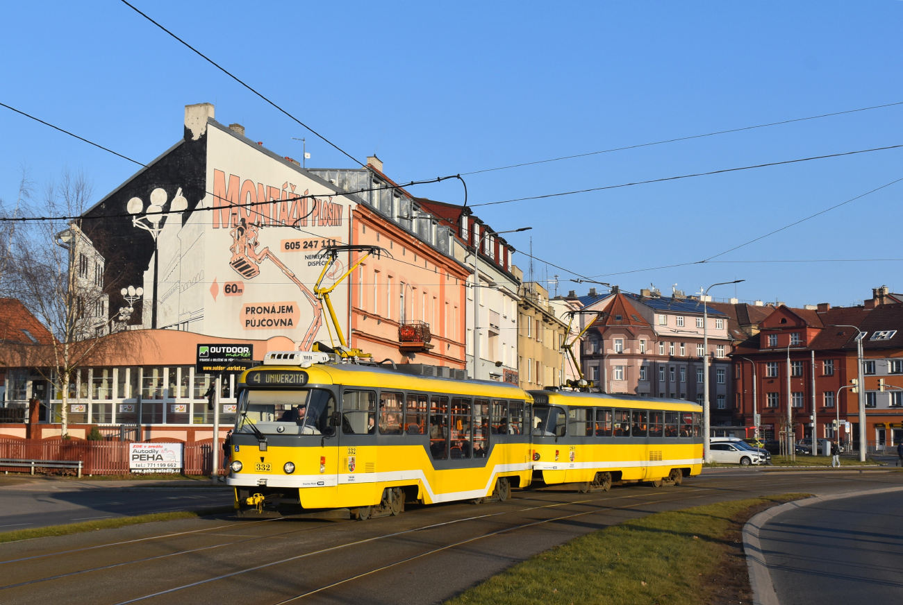 Пльзень, Tatra T3R.PLF № 332