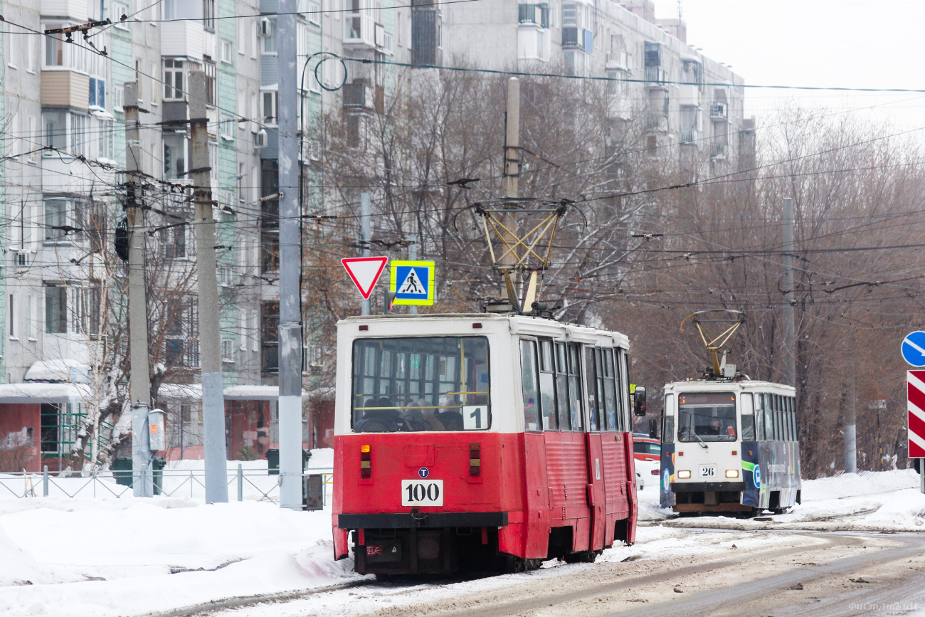 Омск, 71-605 (КТМ-5М3) № 100