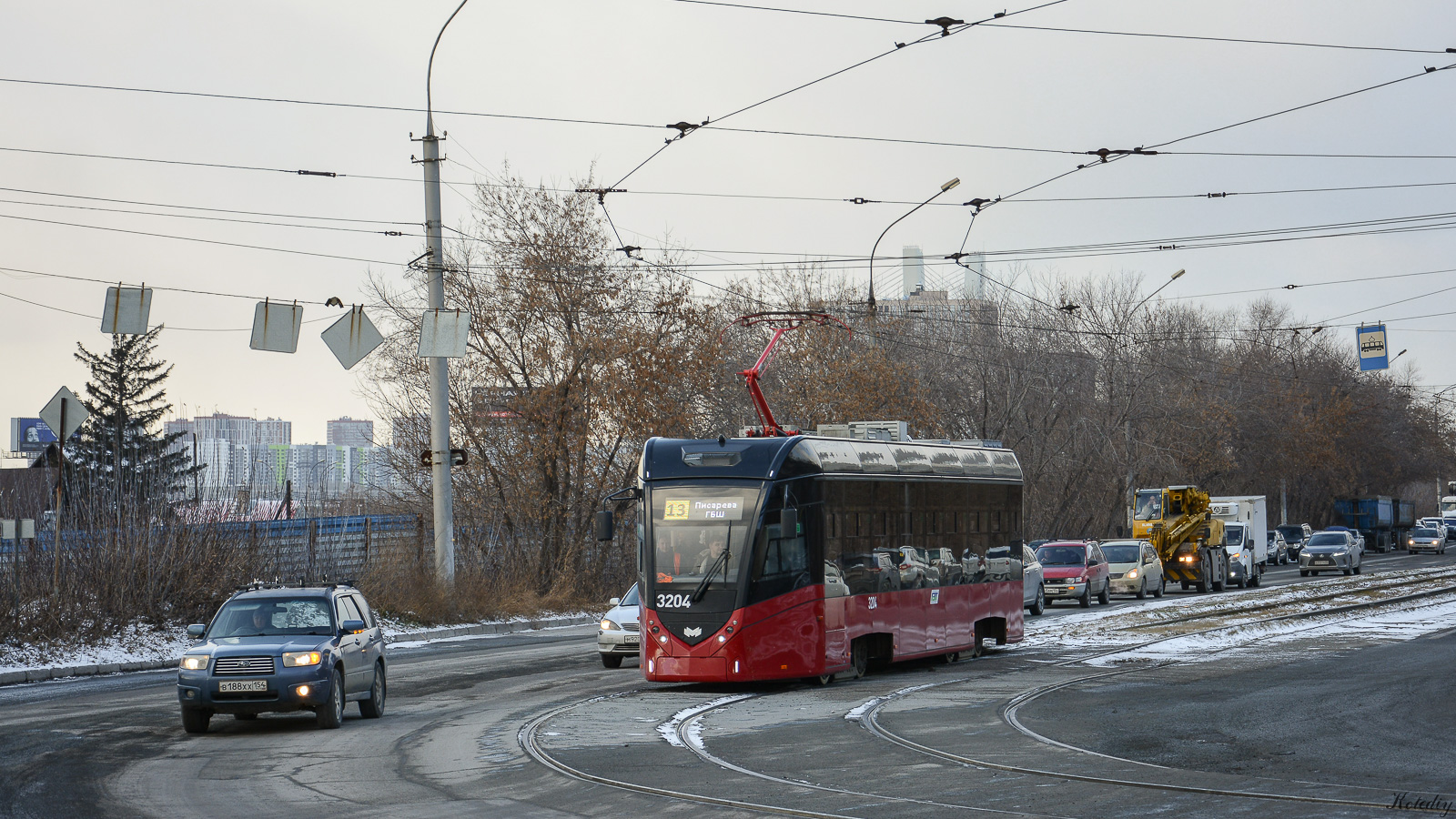 Новосибирск, БКМ Т701 № 3204