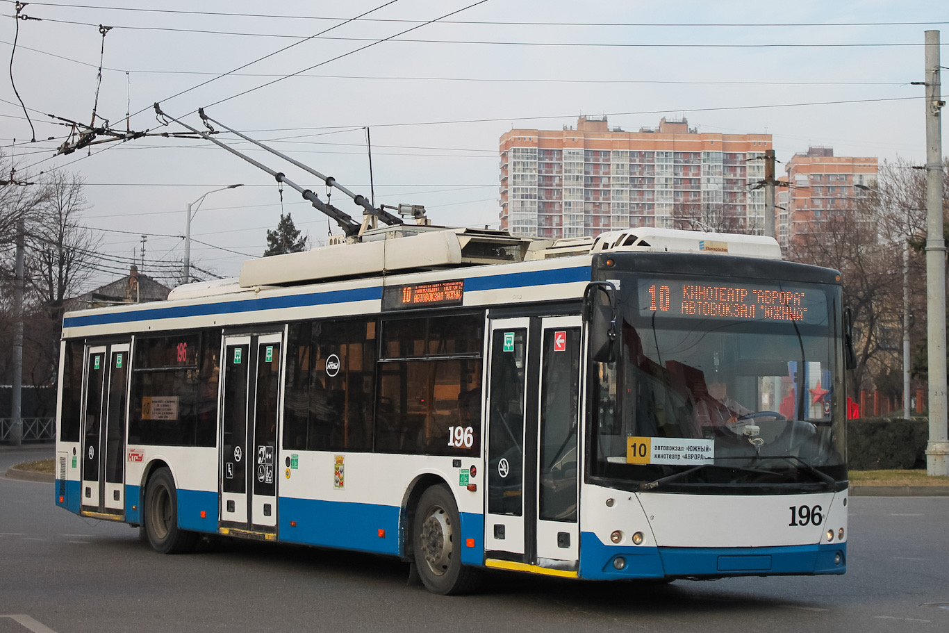 Краснодар, СВАРЗ-МАЗ-6275 № 196