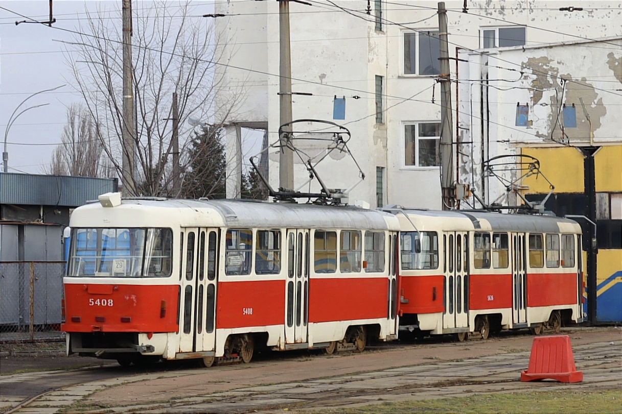 Киев, Tatra T3SUCS № 5408; Киев — Трамвайные депо: Дарницкое