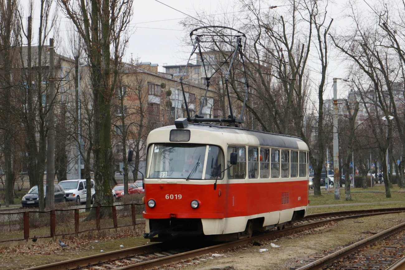 Киев, Tatra T3SU № 6019