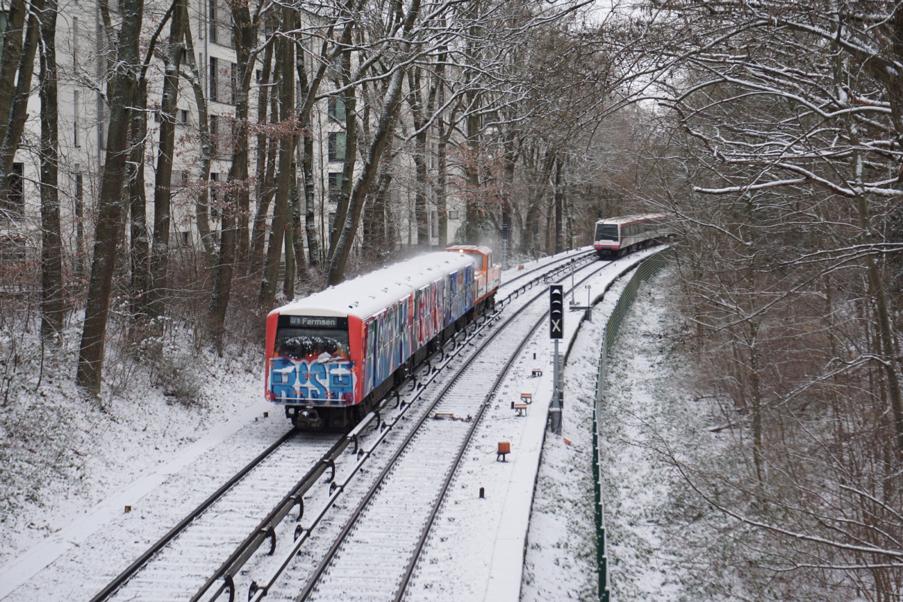 Гамбург, HHA DT3.1 № 805; Гамбург — U-Bahn — Линия U1