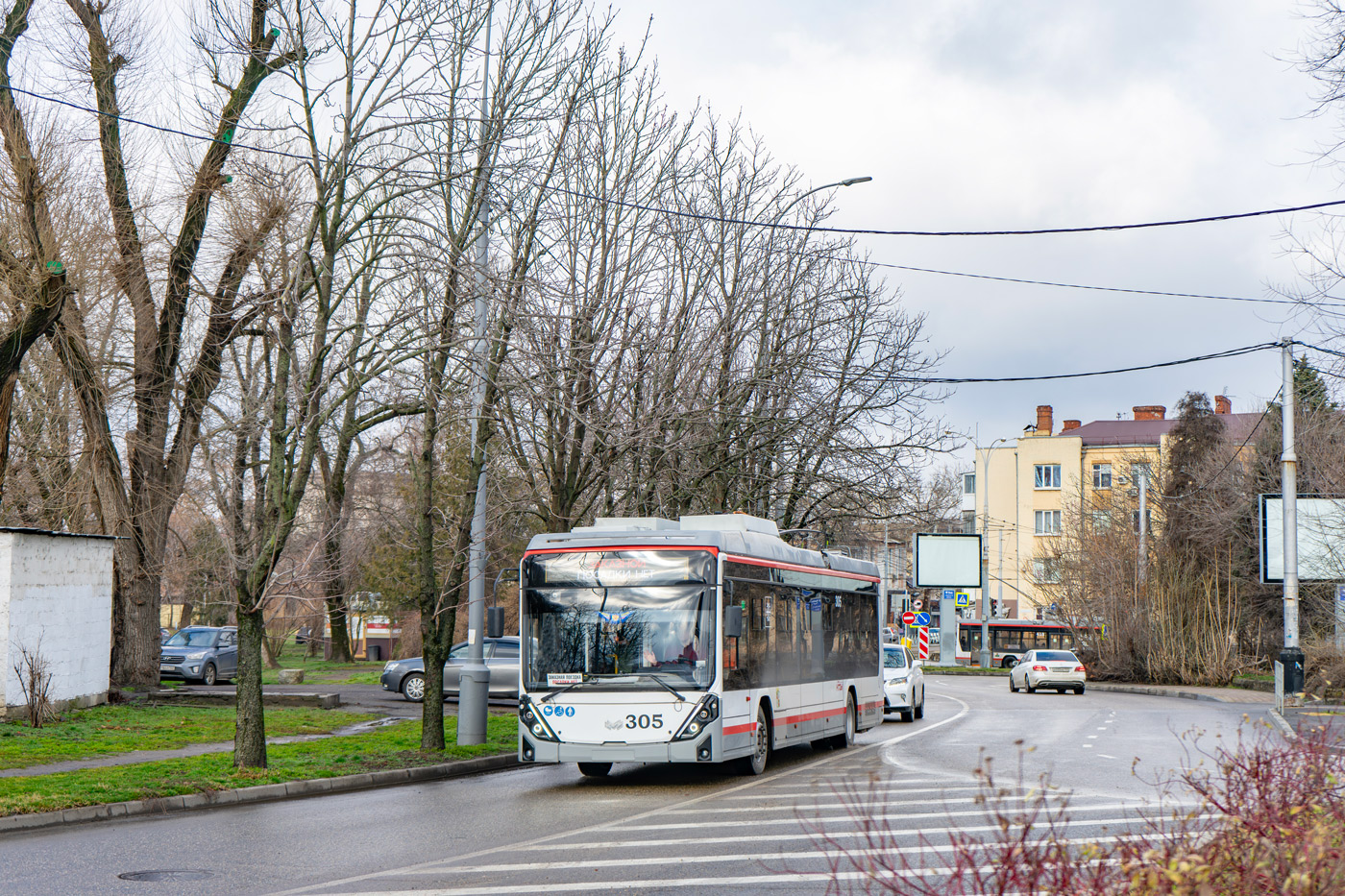 Krasnodar, BKM 32100D «Olgerd» № 305; Krasnodar — Special trip in 'Olgerd' trolleybus 19.01.2025