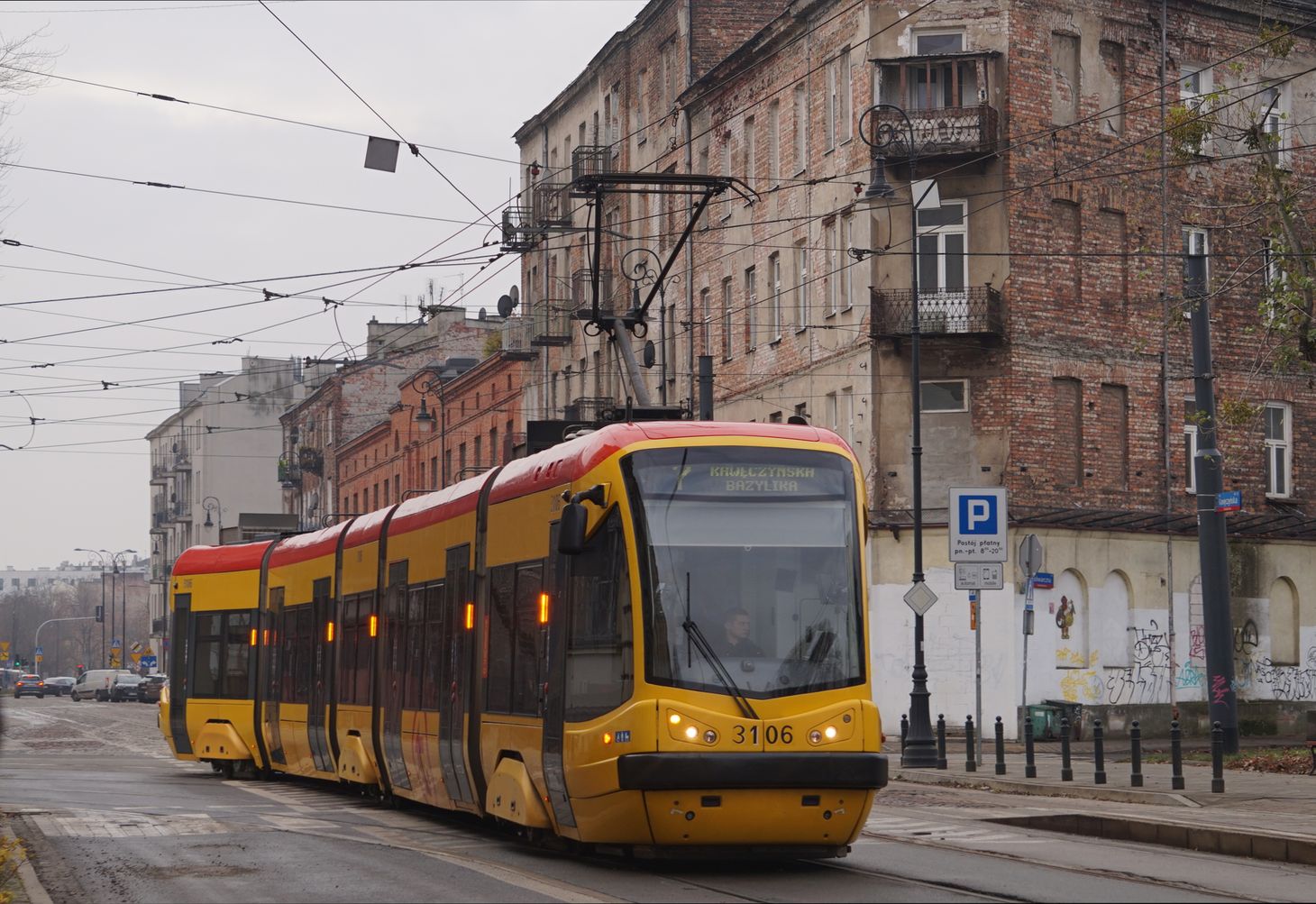 Varsovie, PESA Tramicus 120N N°. 3106