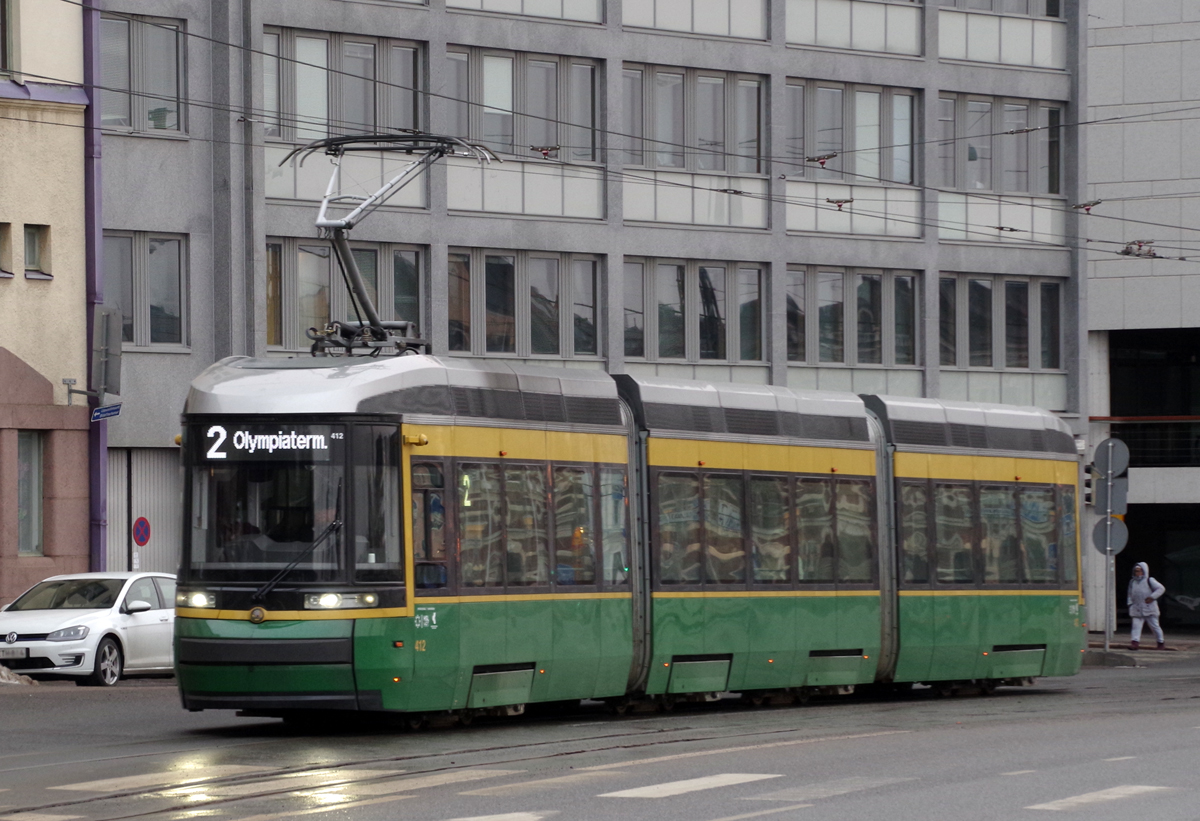 Хельсинки — Эспоо, Škoda ForCity Smart Artic MLNRV3 № 412