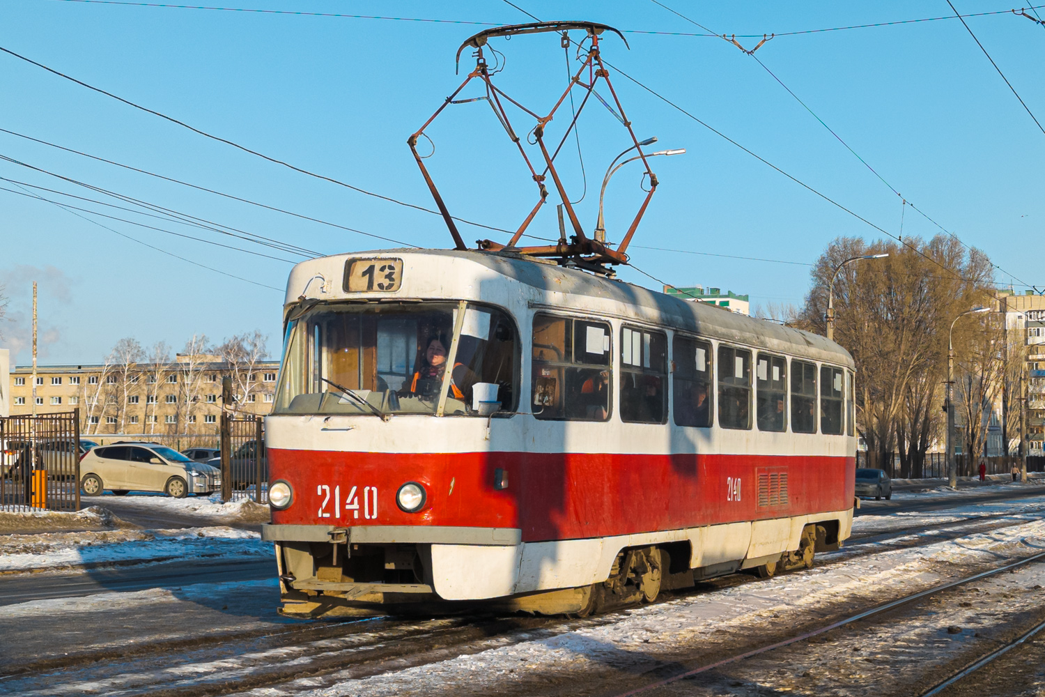 Самара, Tatra T3SU (двухдверная) № 2140