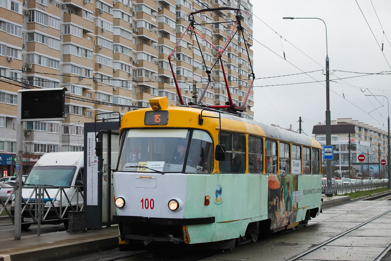 Краснодар, Tatra T3SU № 100