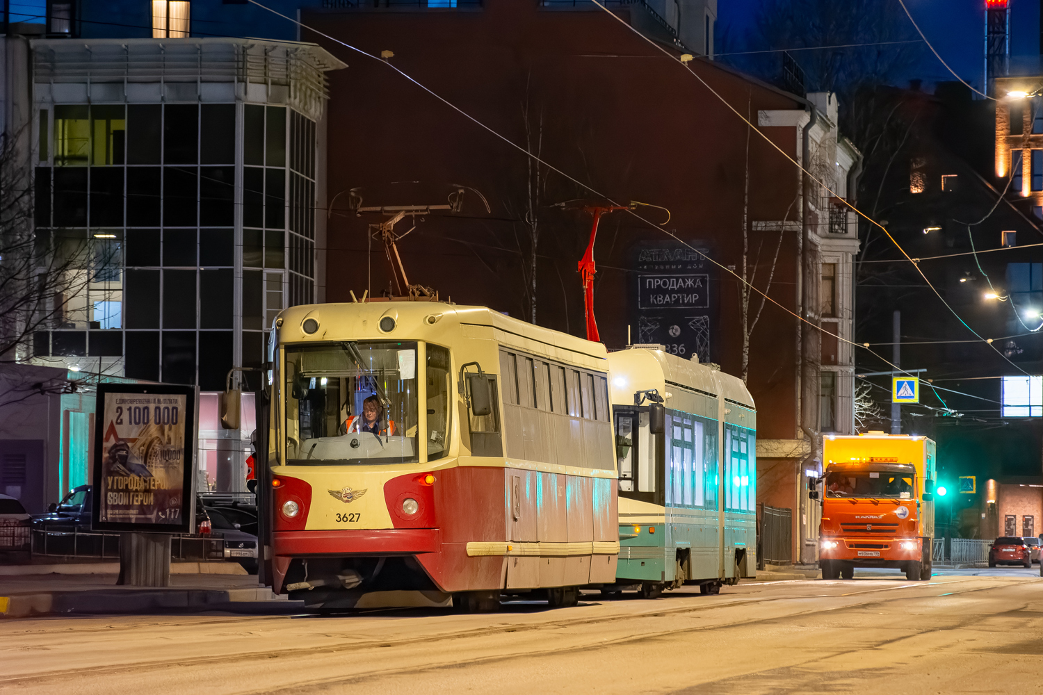 Санкт-Петербург, ЛМ-68М2 (мод. СПб ГЭТ) № 3627