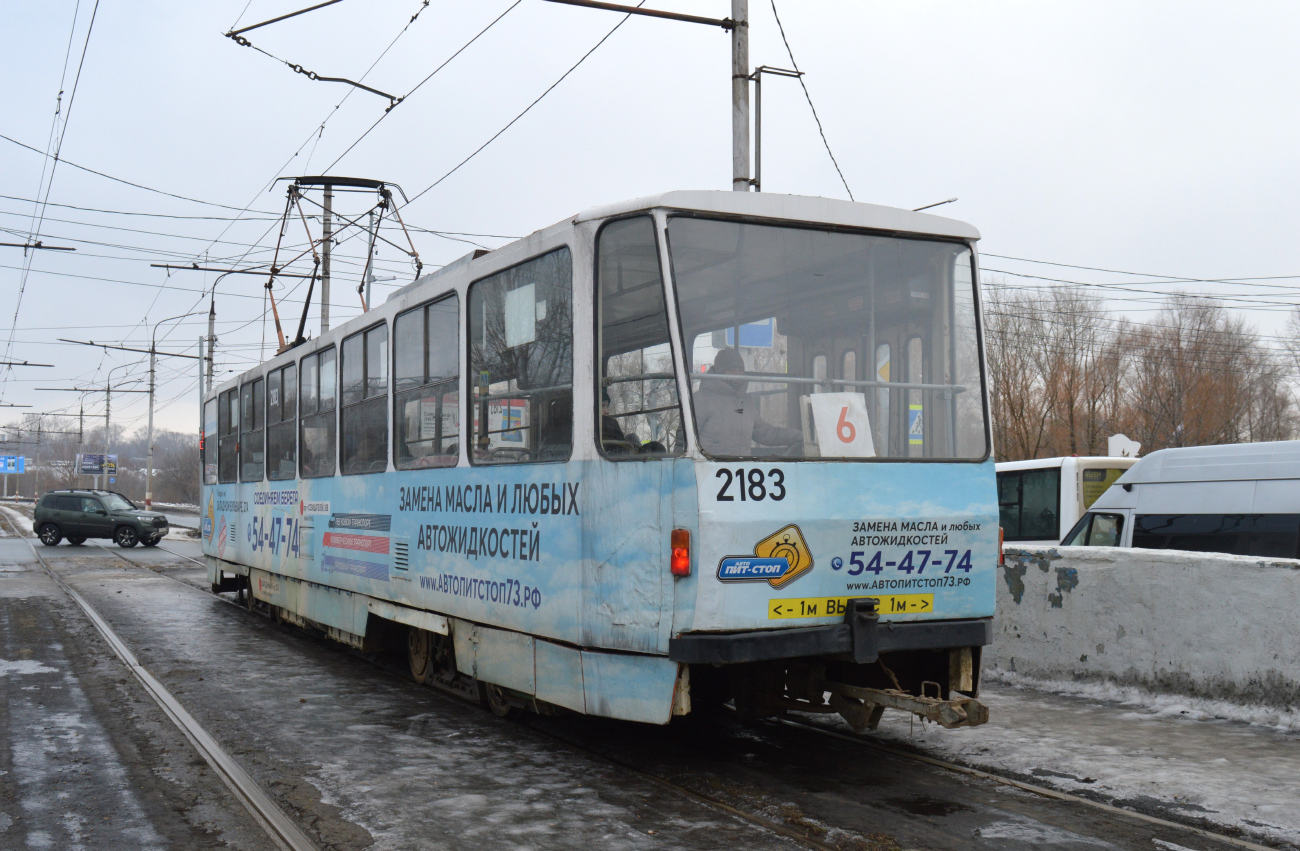 Oulianovsk, Tatra T6B5SU N°. 2183