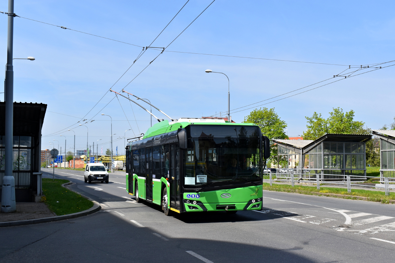 Târgu Jiu metropolitan area, Solaris Trollino IV 12 Škoda N°. Târgu-Jiu 1727; Pilsen — Brand new trolleybuses from the Škoda factory